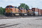 Intermodal rolls west past University